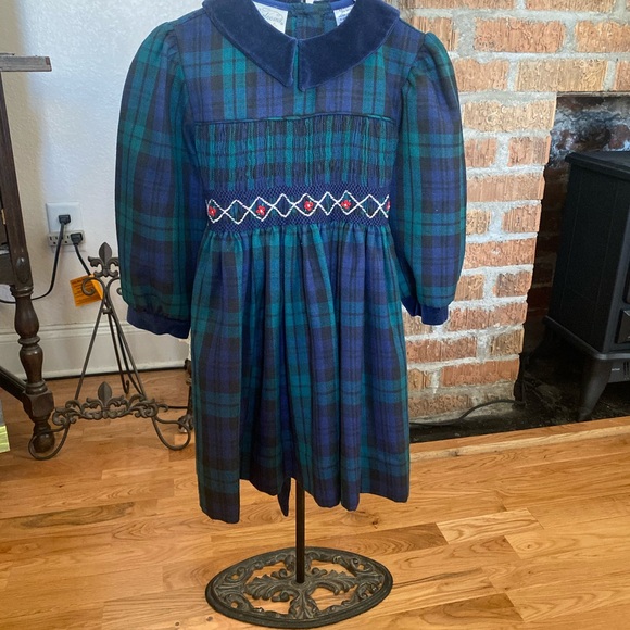 Heirloom Polly Flinders Toddler Girls Smocked Dress size 3 - Picture 13 of 15